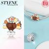 Charms Plataoriginales Animal Panda Dragon Bead For Charms Copper Bracelet Beads Jewellery Making Women'S Gift