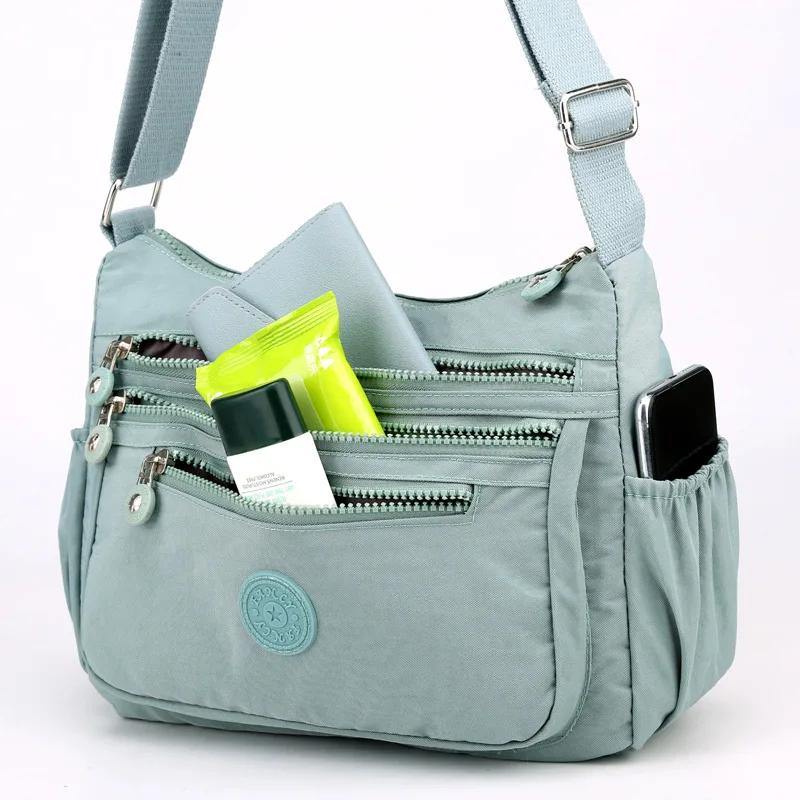 Messenger Bag Causal Women Shoulder bag Multi Layer Nylon sac Female Crossbody bags Woman Crossbody Mother BAG bolso mujer purse