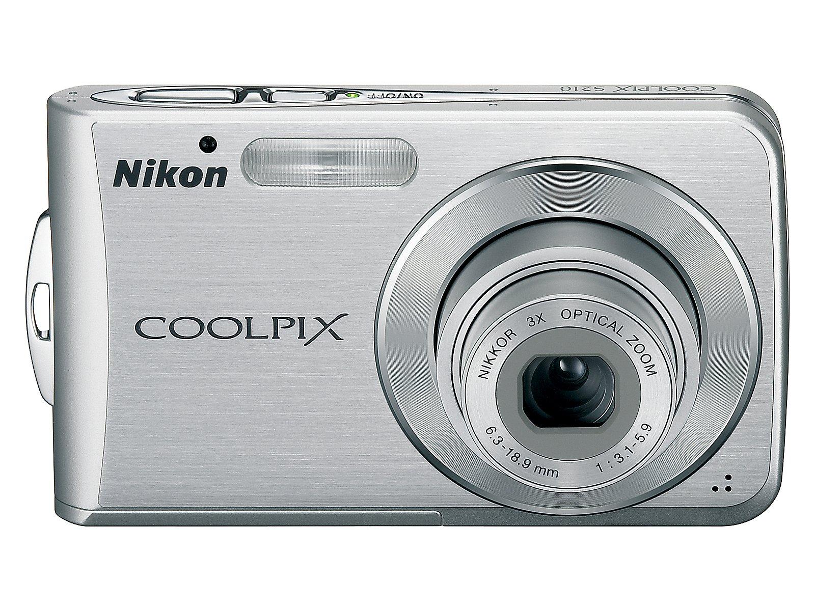 

Цифровий фотоапарат Nikon COOLPIX S210 Яскраво-сріблястий COOLPIXS210S