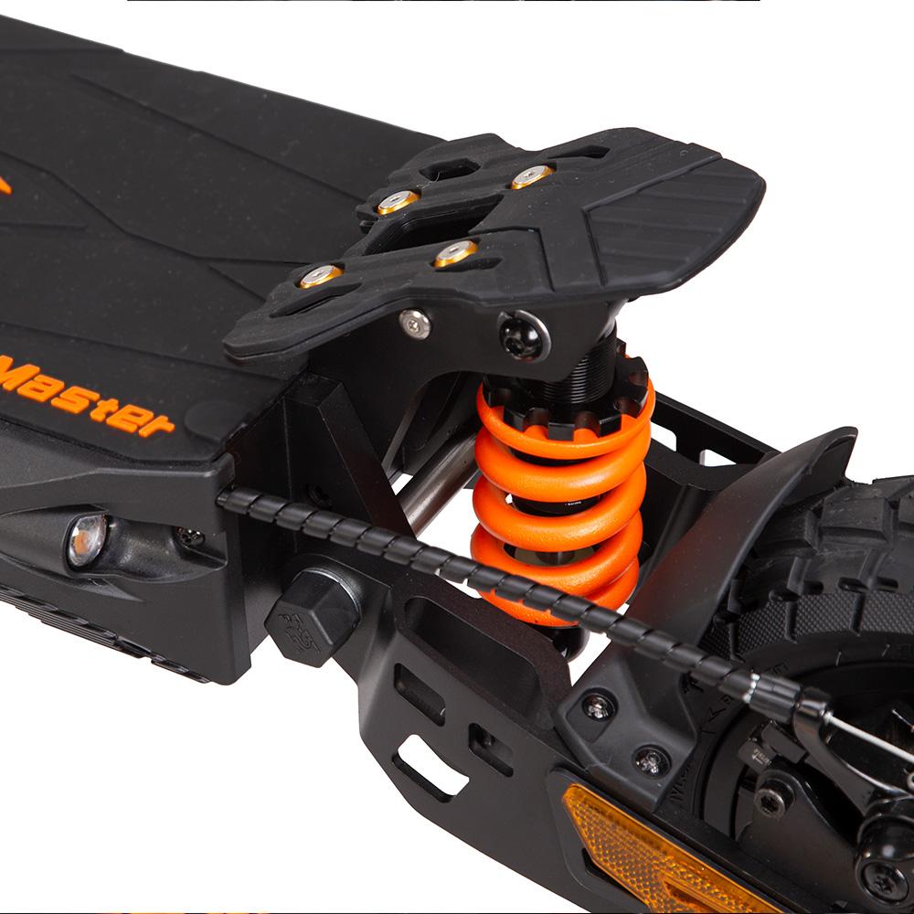 KuKirin Monopattino elettrico G2 Master da 10 pollici, doppio motore 1000Wx2, 52V 20,8AH, autonomia massima di 70 km, capacità di carico massima di 120 kg, nero.