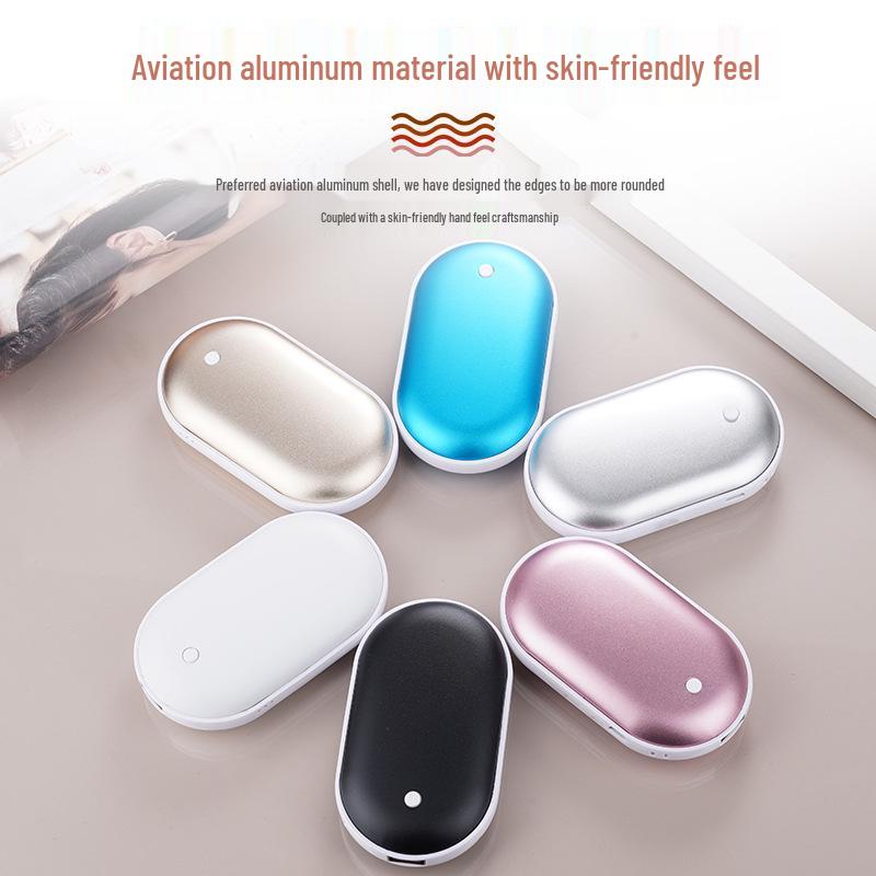 2025 Dual-Function Rechargeable USB Hand Warmer with Custom Logo Option 5000mAh