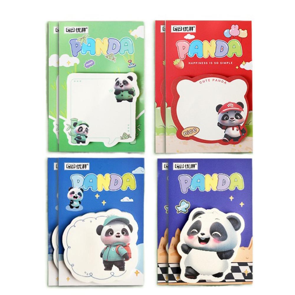 

8Pcs 4 Model Self-Adhesive Sticky Notes 50 Sheets Square Memo Pad Self-Adhesive Memo Office School 8Pcs