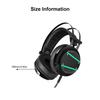 Immersive Gaming Headphones With Sensitive Mic, LED Lighting,3.5mm Plugs Compatible for PC Consoles for Interactive Play