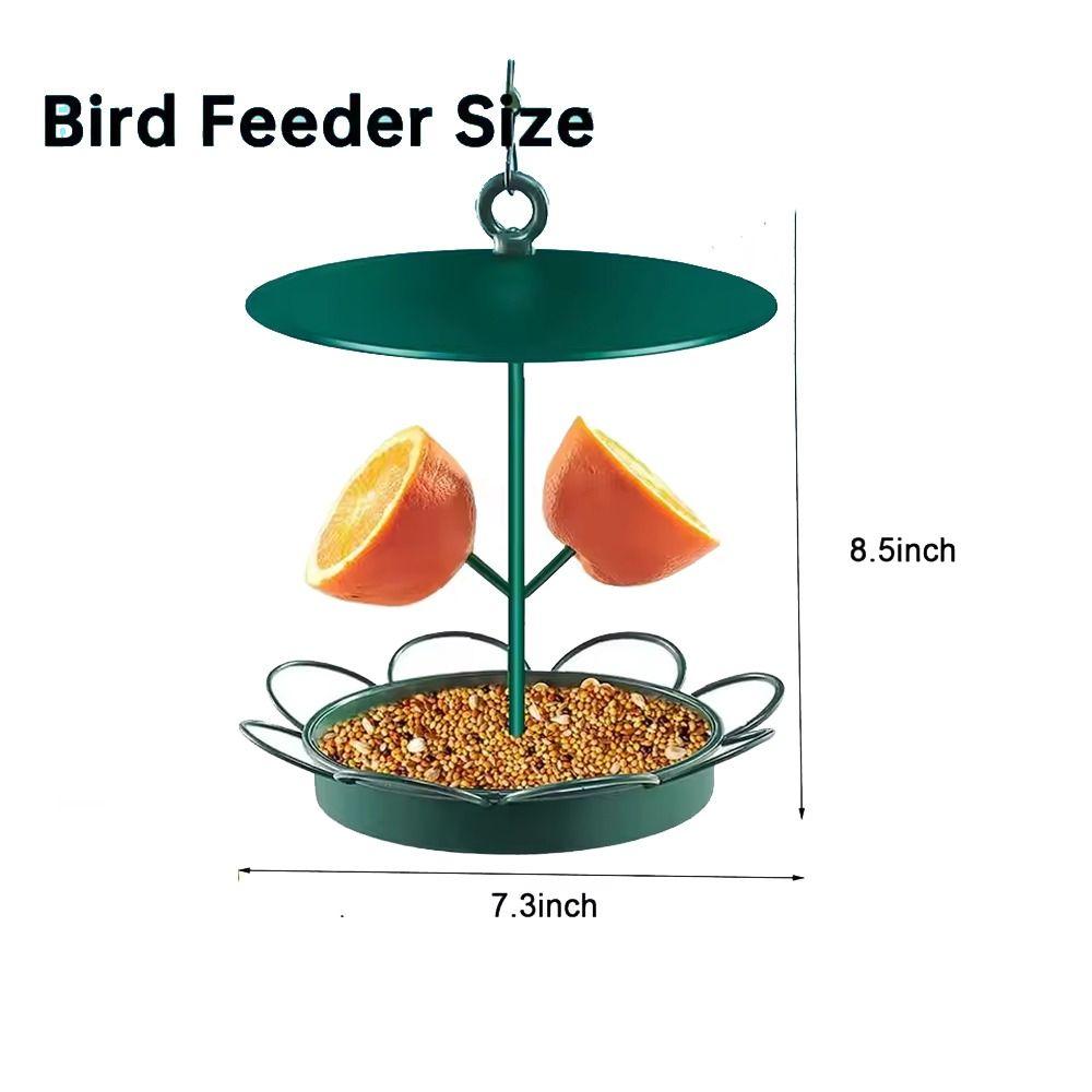 Waterproof Metal Wild Bird Feeder Detachable Bird Bathtub Bird Bowl Hanging Bird Feeders  Farm