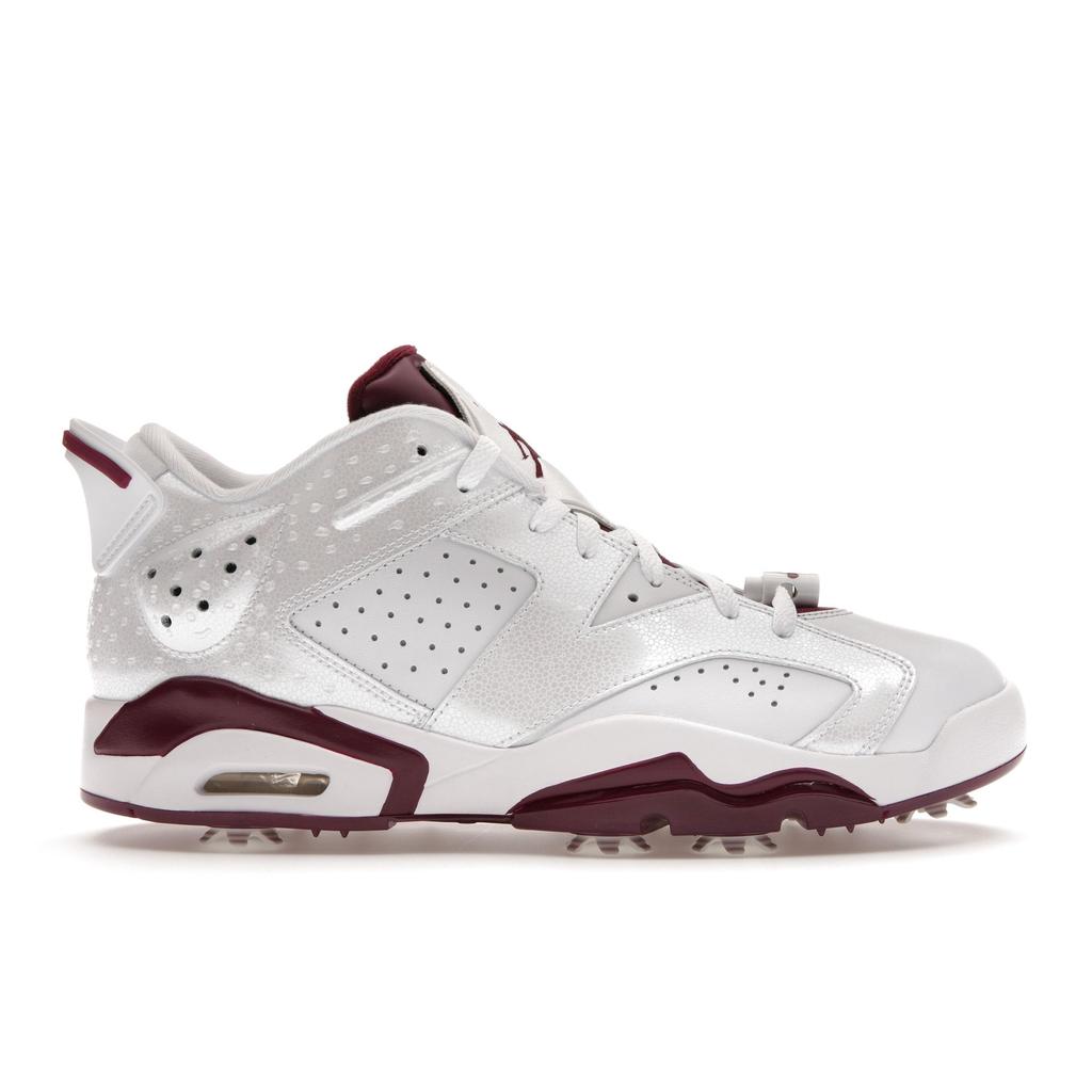 Air Jordan 6 Retro Low Golf NRG Bordeaux Unisex Sneakers White DV6796-116