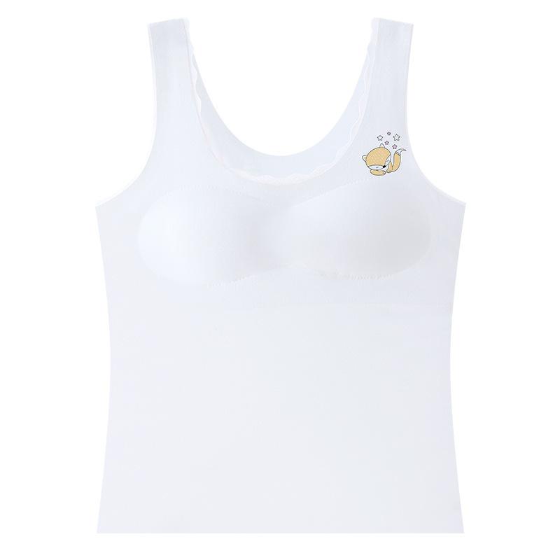 Girls Underwear Traceless Development Girls Bras Skin-friendly and Breathable Children's Underwear Vest - Years Old Girl