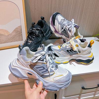Dad Shoes Women's Spring Thick-soled Heightening Sneakers Women's Shoes Women's Breathable Women's Shoes