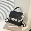 Sweet Lace Bow Handbag Fashion Design Popular Casual Shoulder Messenger Small Square Bag