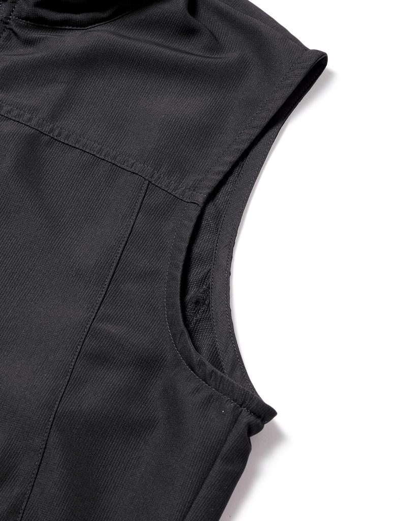 Mizuno Training Cross Size M Men's Vest, Sweat-Wicking, Quick-Drying, Black, (32JC7135 09)