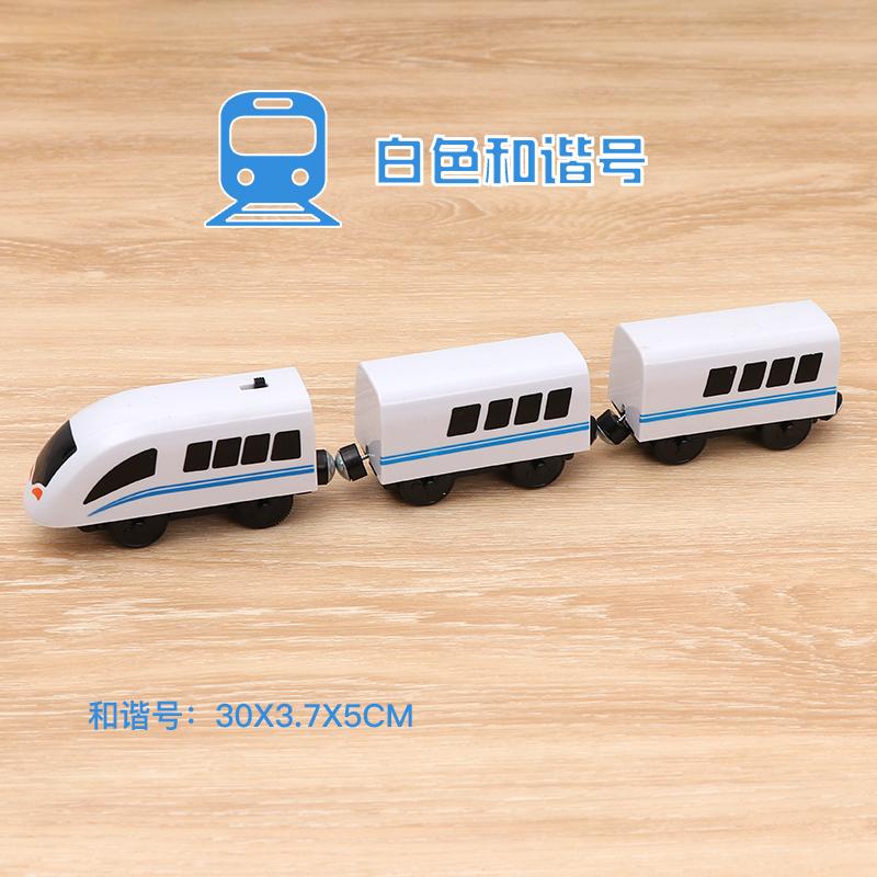 Wooden Train Track Set Electric Magnetic Train Railway Toys Compatible with Brand Track Educational Toys for Children's Gifts