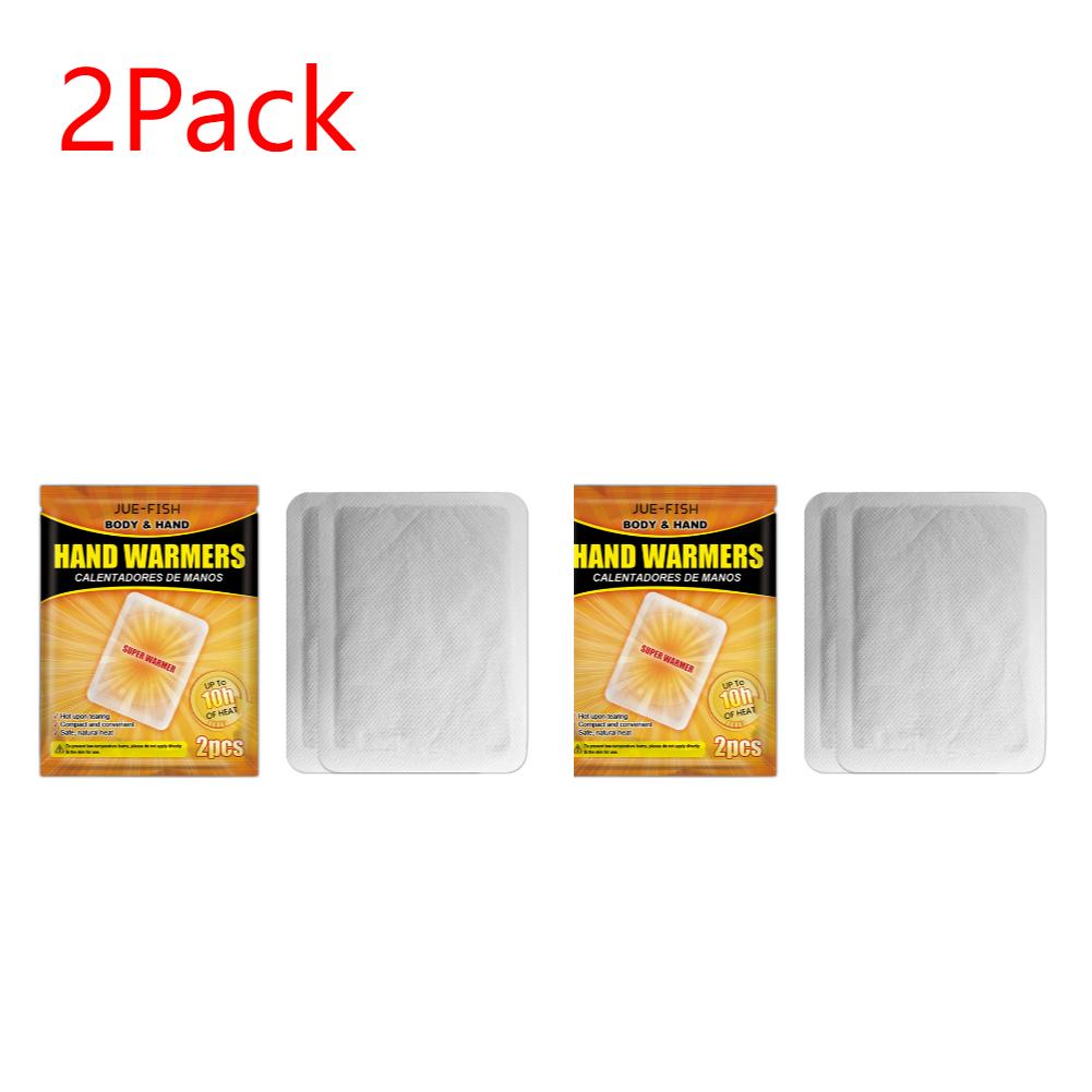 2-50X Hand Body Hot Pack Disposable Heating Pad Long Lasting Heating Pack Odorless Self Adhesive For Winter Outdoor Activities