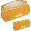 Corduroy Pen Bag Multifunctional Stationery Bag Portable Makeup Bag  School Office Supplies