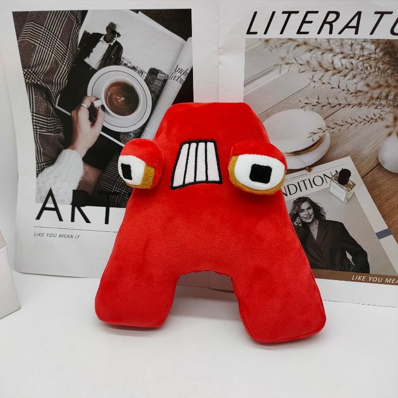 Alphabet Lore But Are Plush Toy Stuffed Animal Plushie Doll Toys Gift for Kids Children (F) Alphabets Alphabet Lore Stuffed Doll PreschoolEducational