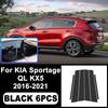 For KIA Sportage QL KX5 2016- B/C Pillar Stickers - PC Window Decorative Trim for Middle Pillar,Car Exterior Accessories