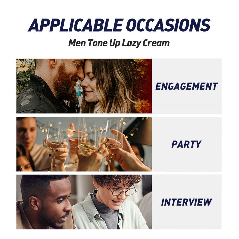 Lycra Men's Nourishing Hydration Moisturizing Whitening Lazy Face Cream Pleťový krém