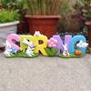 Easter Spring Rabbit Statue Table Decoration Tabletop Figurine for Home Party