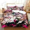 3D Printed Anime Danganronpa Bedding Set Boys Girls Twin Queen Size Duvet Cover Pillowcase Bed Kids Adult Home Textileextile741