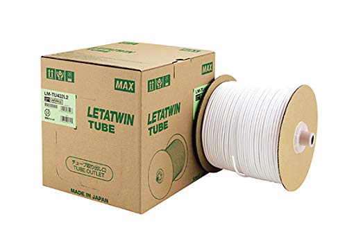 

MAX Tube Marker Letter Twin Drum Type Tube Белый Внутренний диаметр LM90602 3,2 мм