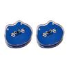 2Pcs Double-Sided Binder Clip Cartoon Cat And Dog Note Holder Clips