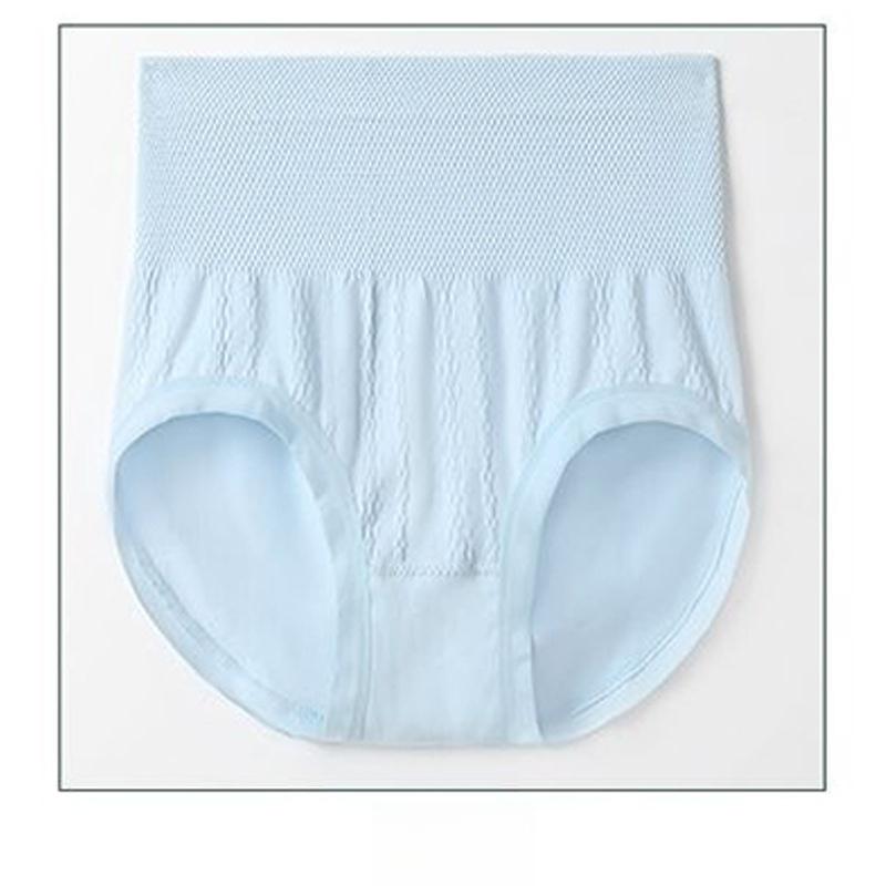1Pc High-Waisted, Tummy-Control, Hip-Lifting, Shaping Cotton Briefs, Plus Size, Seamless Women's Underwear