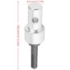 Steel Earth Auger Drill Adapter Earth Auger Connector Tool  Garden Earth Drilling
