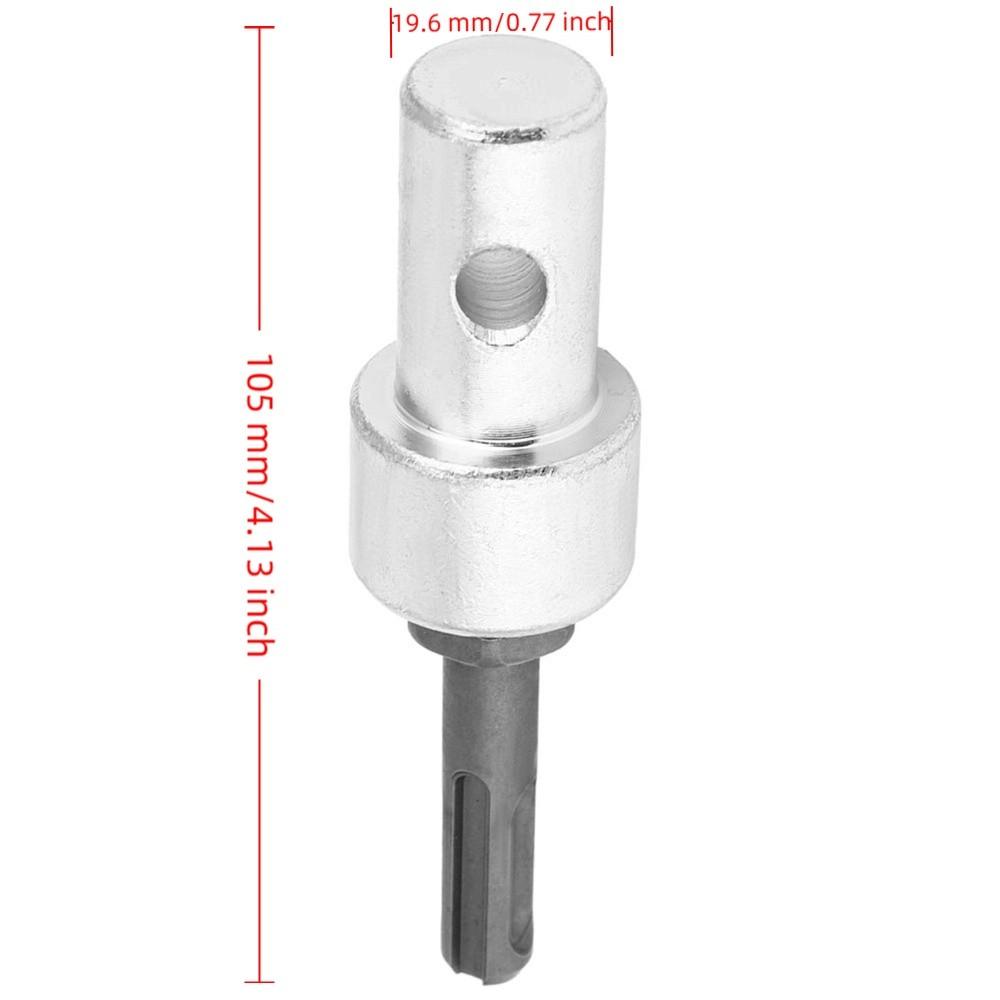 Steel Earth Auger Drill Adapter Earth Auger Connector Tool  Garden Earth Drilling