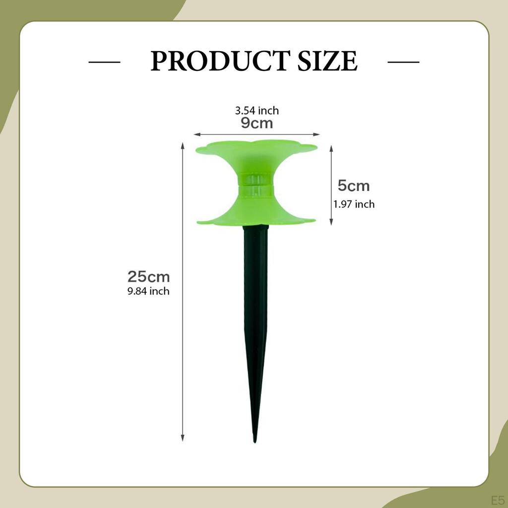 2 Garden Hose Guide Spikes, Horse Roller Guides, Plant Protection Hoses, Pull Stands,