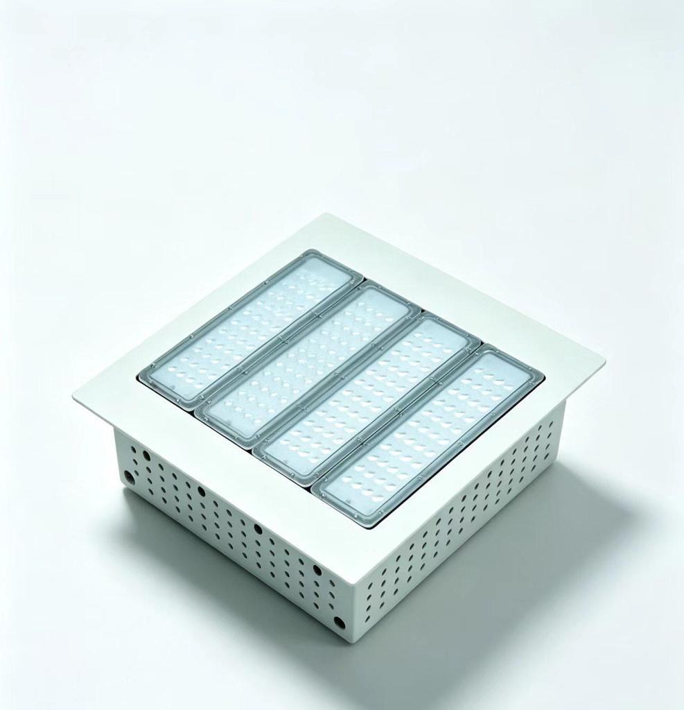 Waterproof Explosion-Proof Recessed Gas Station Light Housing Kit