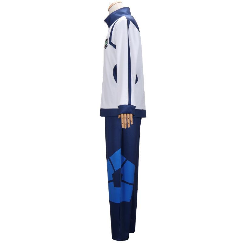 Blue Lock Reo Nagi Bachira Isagi Chigiri Kostium Cosplay Zamek Odzież Sportowa Dres Bluza Z Kapturem Ubrania na Halloween Karnawał