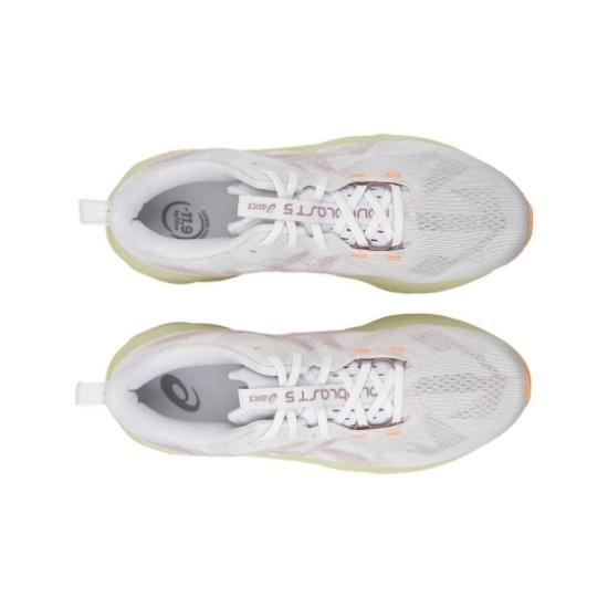 Asics Scarpe da Corsa Casual Versatili Novablast 5 Moda Uomo Sneaker Bianco Rosa Viola 1011B974-101