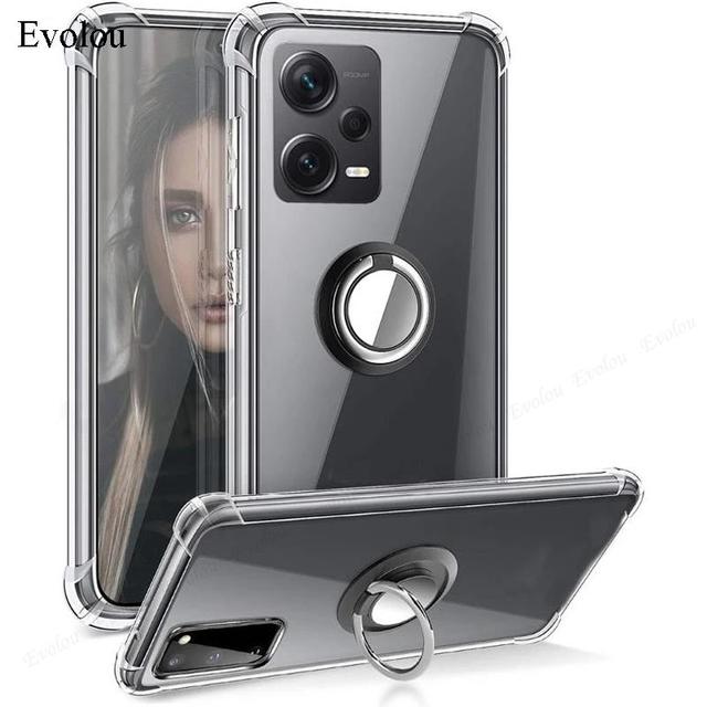 Чехол-держатель с магнитным кольцом для телефона Xiaomi POCO F5 Pro — фото 7