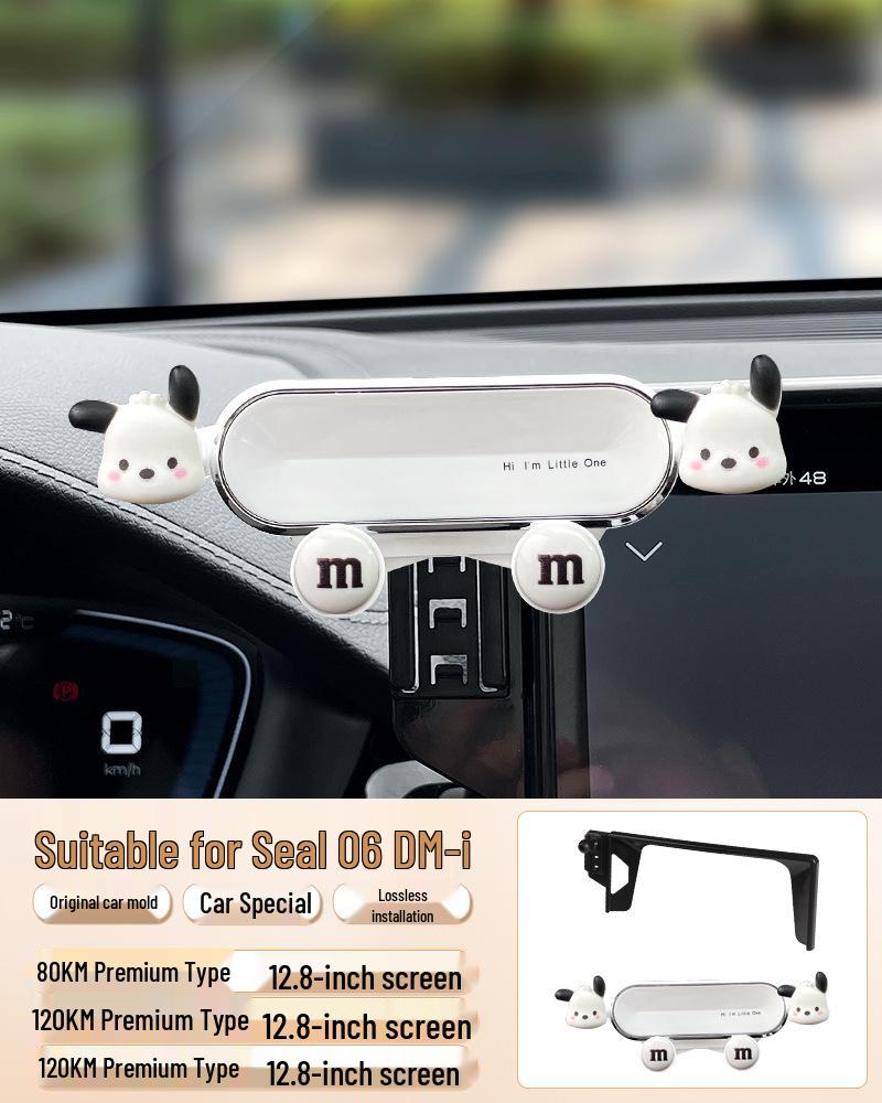 Compatible with BYD Seal 06dmi Mobile Phone Car Navigation Mount Display Screen Center Console Interior Decor.