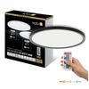 LED Ceiling Light Nivera Circle 24W 3CCT IP54 Black Kobi