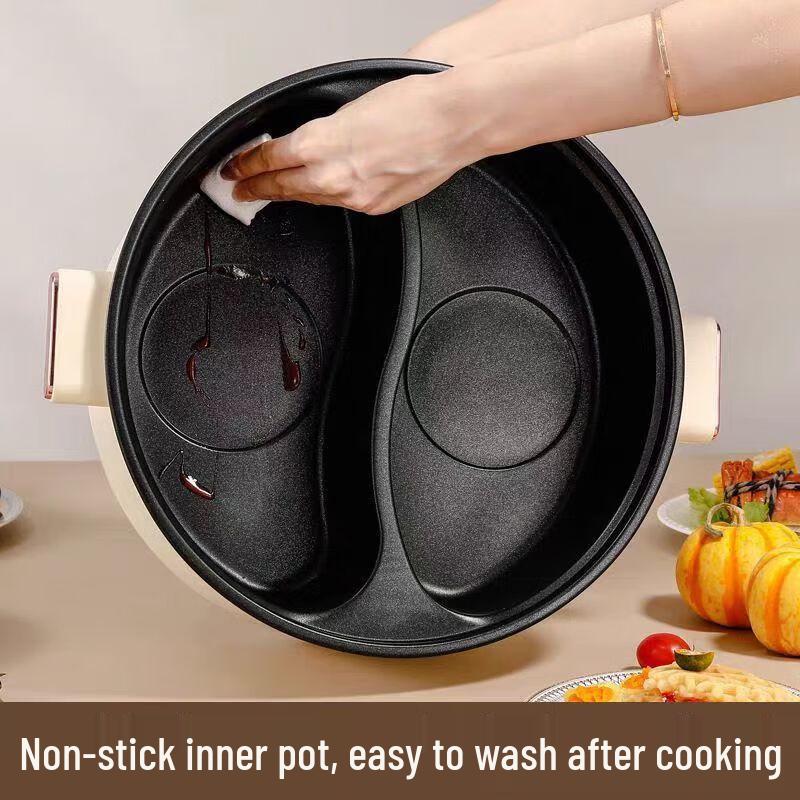 Wutuo Multi-functional Electric Hot Pot & BBQ Grill