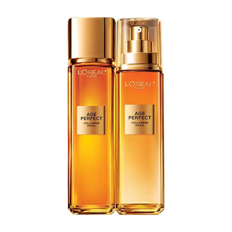 Loreal Paris Skin Care Set Lightening lines, brightening, Xiaomi Pot Nectar Collagen Water Emulsion - Collagen Water 130ml Collagen Emulsion 110ml