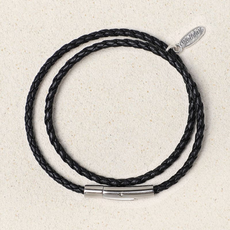 HolidayVisitor Massives Doppel-Rindsleder-Armband