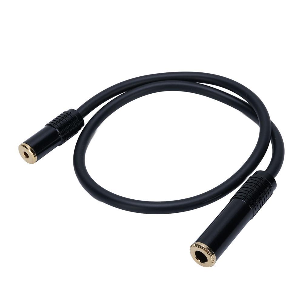 Plug and Play Stereo Sound Cable 6.35mm 1/4in Female to 3.5mm 1/8in Female Guitar Equipment