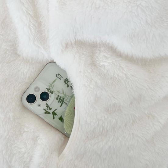 Dámský zimní kabát Tlustý plyšový stojáček s límcem Ochrana krku Udržujte v teple