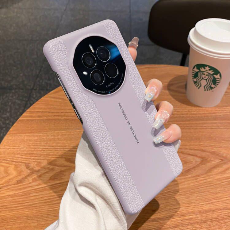 Huawei Mate70 Pro & Honor Magic6 Pro Leather Phone Case - Porsche Design, Compatible with Second Change 40Rs