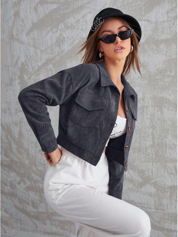 2024 Women's Casual Trendy Autumn/Winter Retro Fashion Cardigan Coat