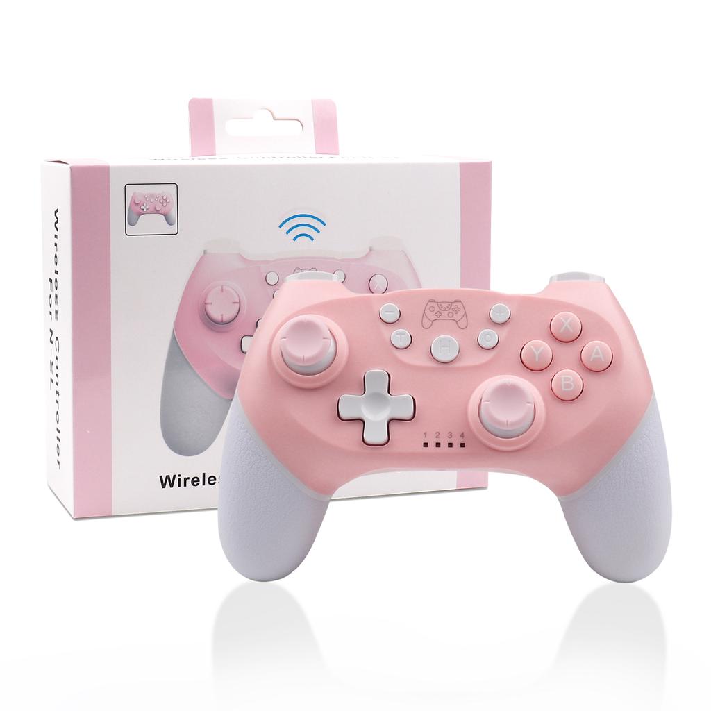 Upgraded with Macro Programming Wake Up Function Bluetooth-compatable Wireless Game Controller for Switch Pro Lite Oled Gamepad