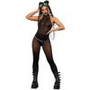 Fever damskie/damskie bodystocking w paski