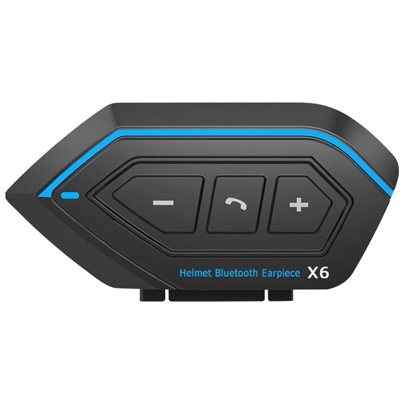 

Bluetooth Мотоциклетная Гарнитура Беспроводной Комплект для Звонков Hands-free Стерео Защита от Помех Водонепроницаемый Музыкальный Плеер Динамик