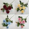 Long Plush Rose Wedding Bouquet For Photography And Home Decor