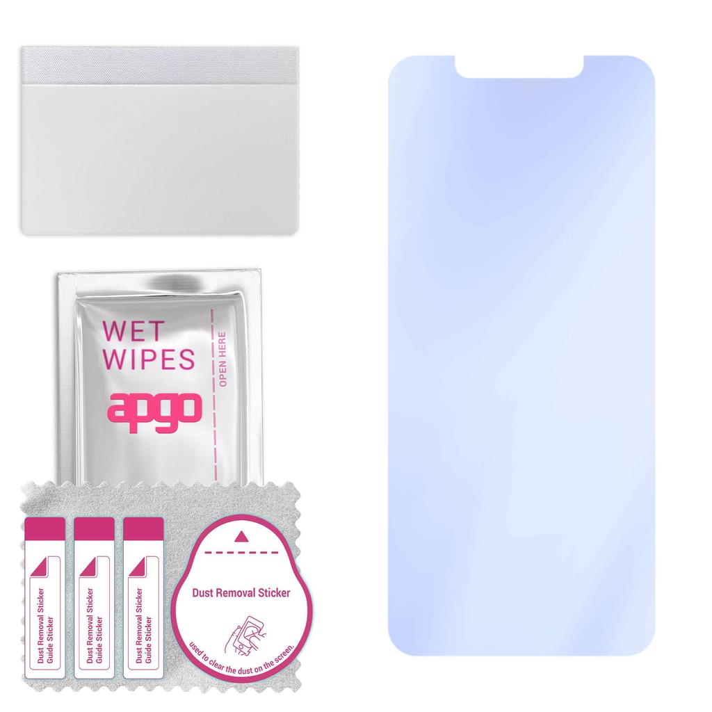 apgo Ultra-Clear 9H Hybrid Protective Glass Compatible with Oukitel U18, Flexible Nano Glass, Great Replacement for Tempered Glass, Scratch-resistant,