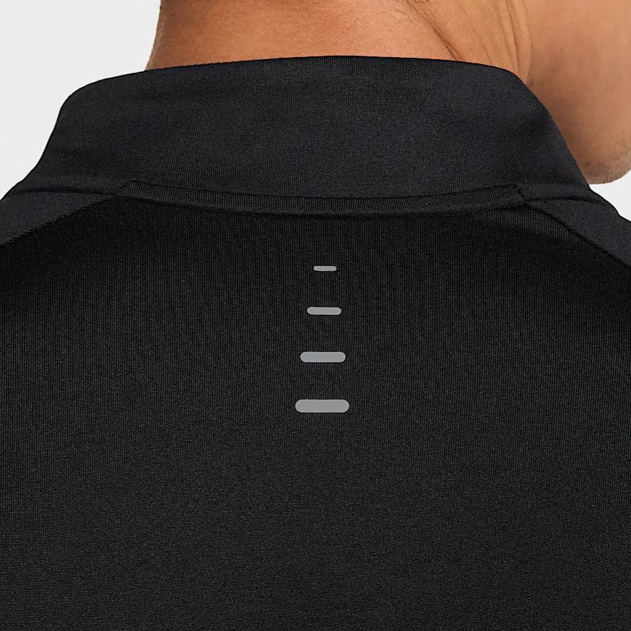 Nike Dri-Fit Swoosh Stride Comfortable Breathable Soft Long Sleeve T-Shirt Men Tops Black HV2180-010