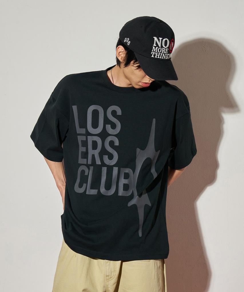 Lujeoseukeulleob Logo Short Sleeve T-Shirt Black