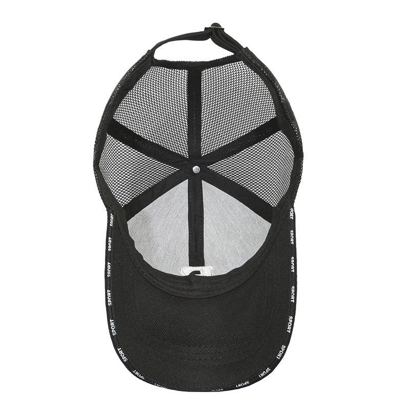 Hat New Summer Men and Women Korean Version of the Outdoor Embroidery Baseball Cap Staircase Cloth Hundred with Letters Duck Tongue Hat Sun Hat