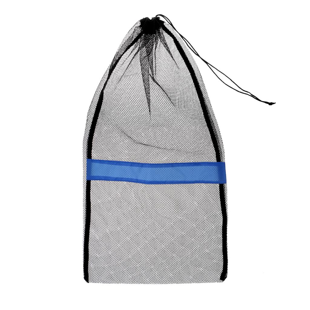 Deluxe Storage Mesh Bag with Sliding Drawstring Cord Lock Closure - Choice of Sizes