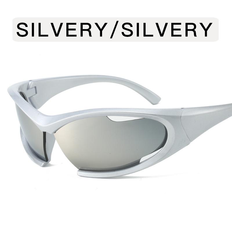 

Punk Y2K Woman Sunglasses European American Stylish Outdoor Sun Glasses Future Technology Style Bicycling Sunglass